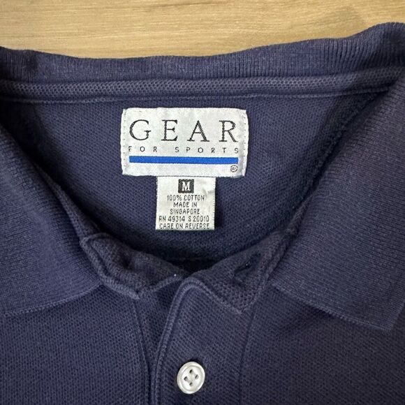 Vintage 95 Men's M UCLA Bruins Polo Blue Final Four Seattle Patch Basketball - Picture 3 of 5